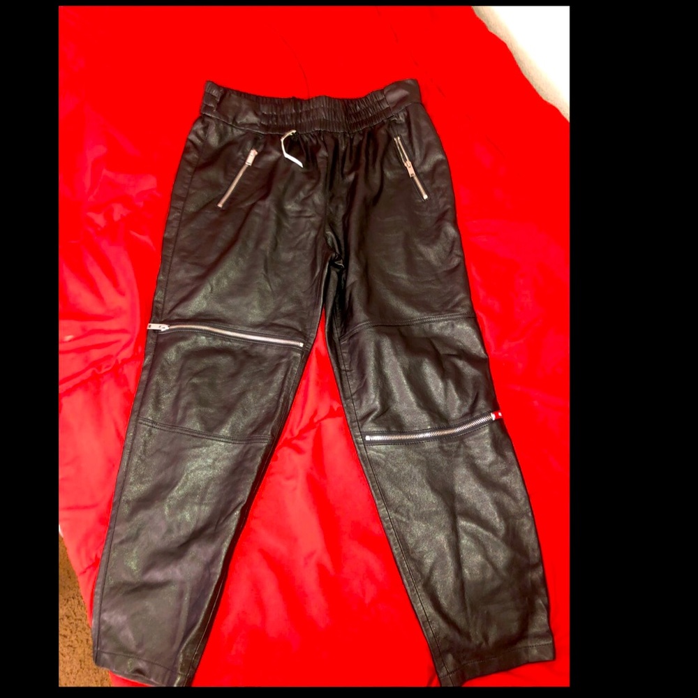 Leather pants